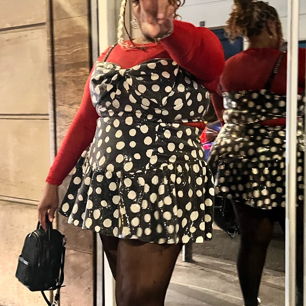 Sequins Polka Dot Two-Piece Set - image 5